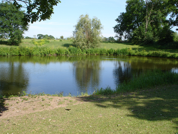 After removal; a clear, beautiful body of water.